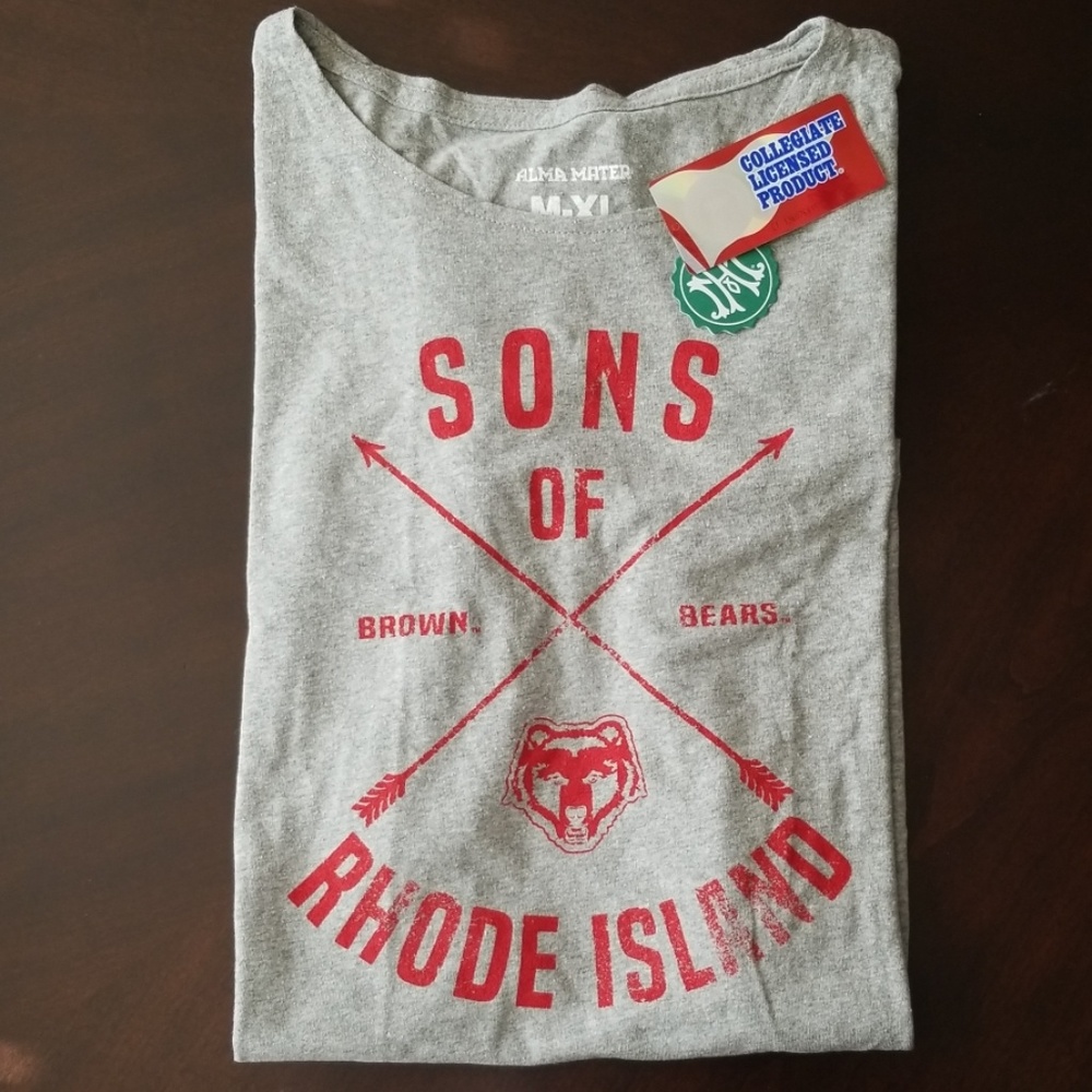 BROWN BEARS Sons of RHODE ISLAND Licensed Tee New